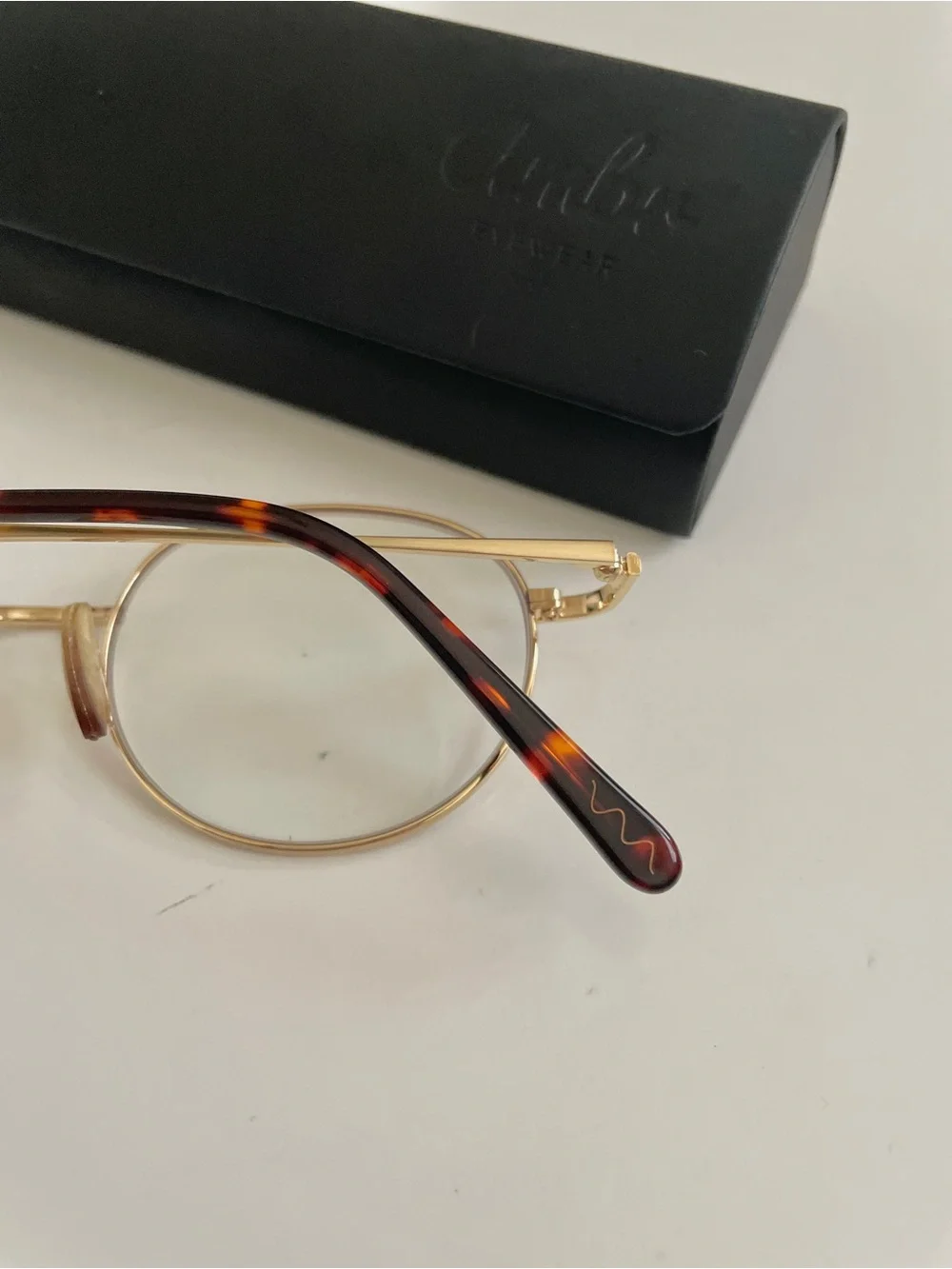 Everambr (formerly Ambr Eyewear) Blue Light Blocking Glasses, Gold Round Frames